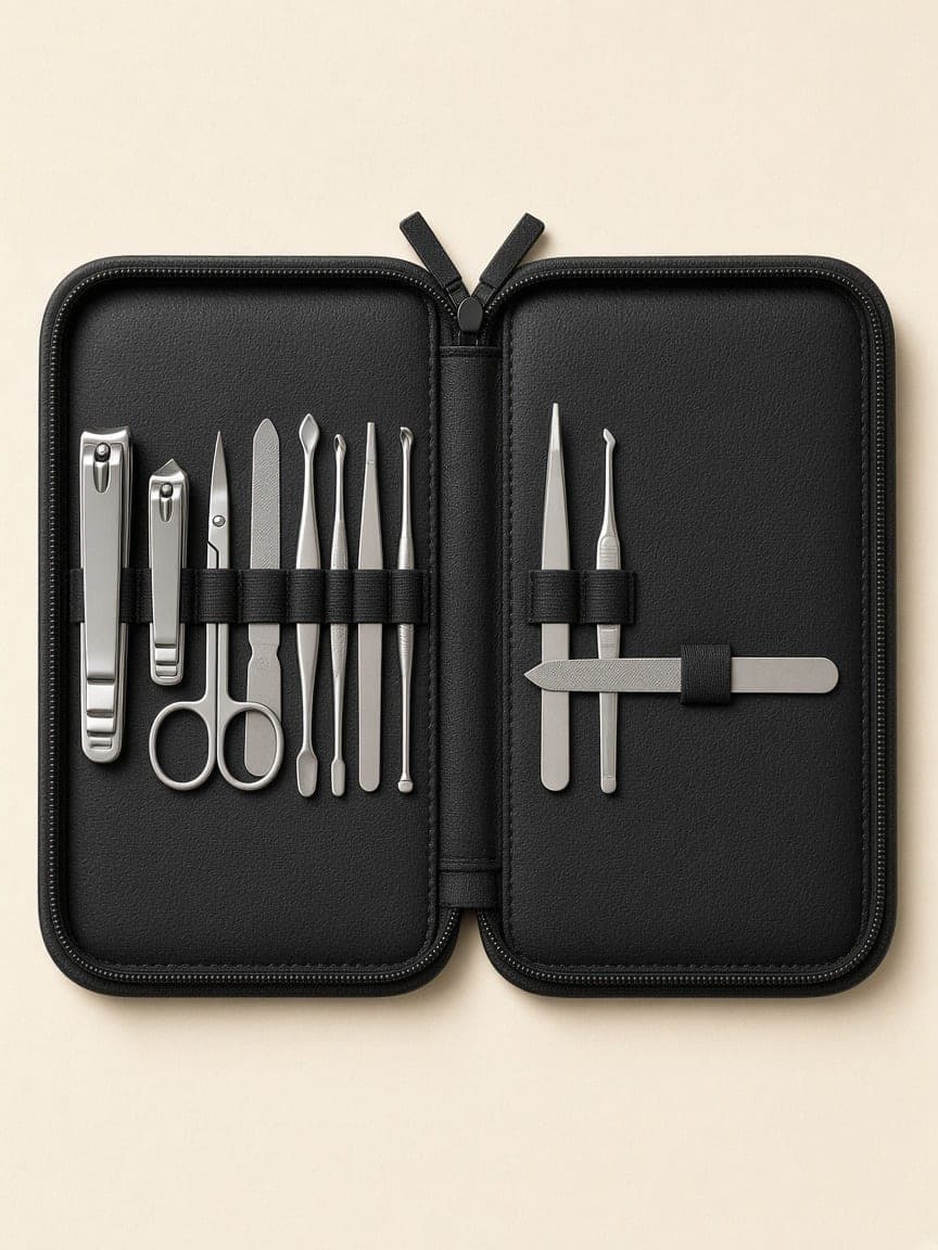 Kit de manicure 16 peças em estojo