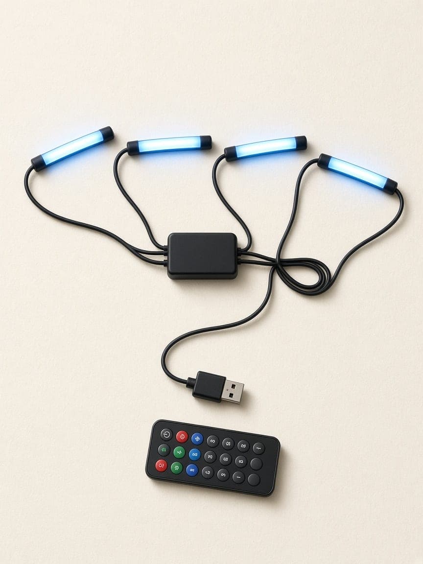 Luz LED interior USB para o carro